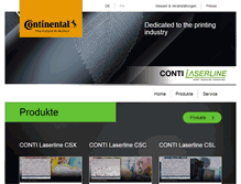 Tablet Screenshot of conti-laserline.com